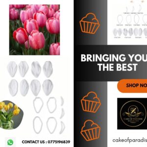 tulip flower veiner and cutters