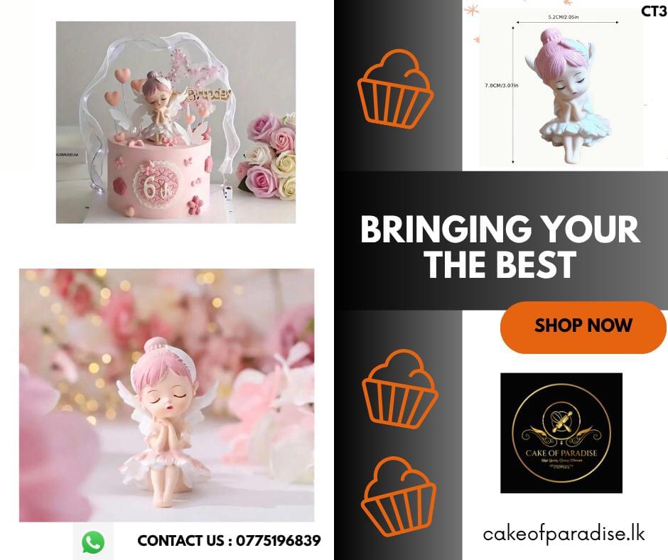 Angel princess cake topper
