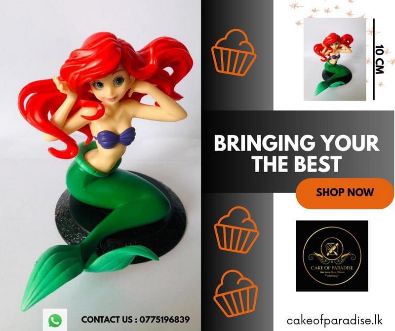 Mermaid cake topper